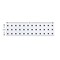 Triton Products (1) 18 In. W x 4.5 In. H White Epoxy 18-Gauge Steel Square Hole Pegboard Strip LBS-4W - alternate 2